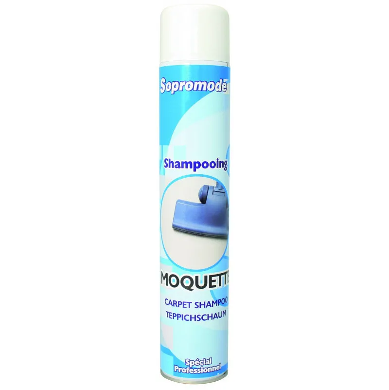 Shampoing nettoyant tapis moquette en bombe aérosol SOPROMODE 750ml