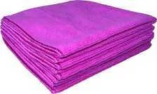 Lot De 5 Chiffons Microfibre Rouge 38X38Cm