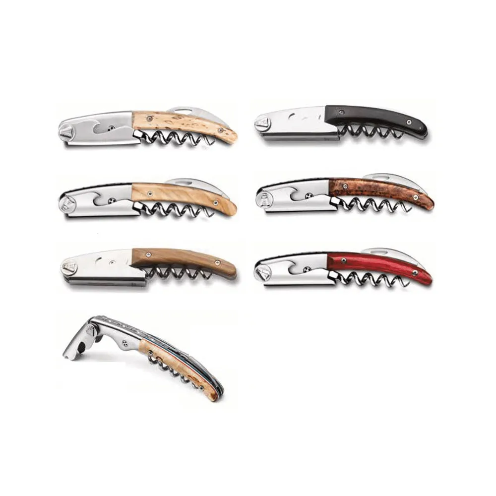 Sommelier Clos Laguiole Claude Dozorme manche bois - 7 finitions