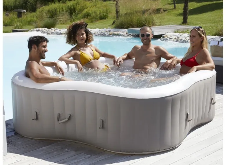 Spa gonflable Élite Plus trèfle Bulles 4 places - Infinite Spa