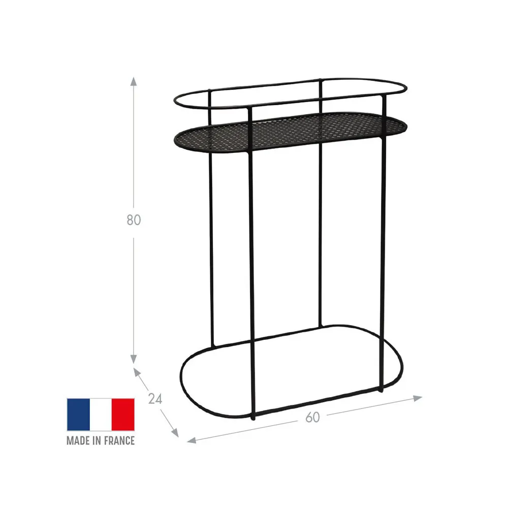 Support Louis Moulin pour plantes et aromates sur pied anthracite