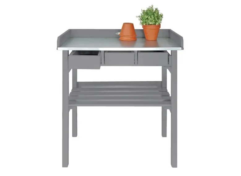 Table de jardinage surélevée grise - Esschert Design