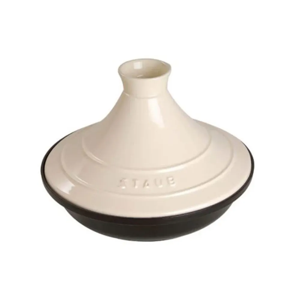 Tajine en fonte Staub 20cm crème