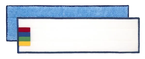 Frange Microfibre Bleue 40 Cm Fixation Velcro