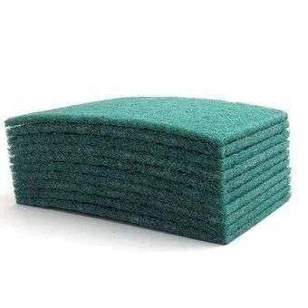 Tampon Abrasif Vert 14*23Cm Le Lot De 10