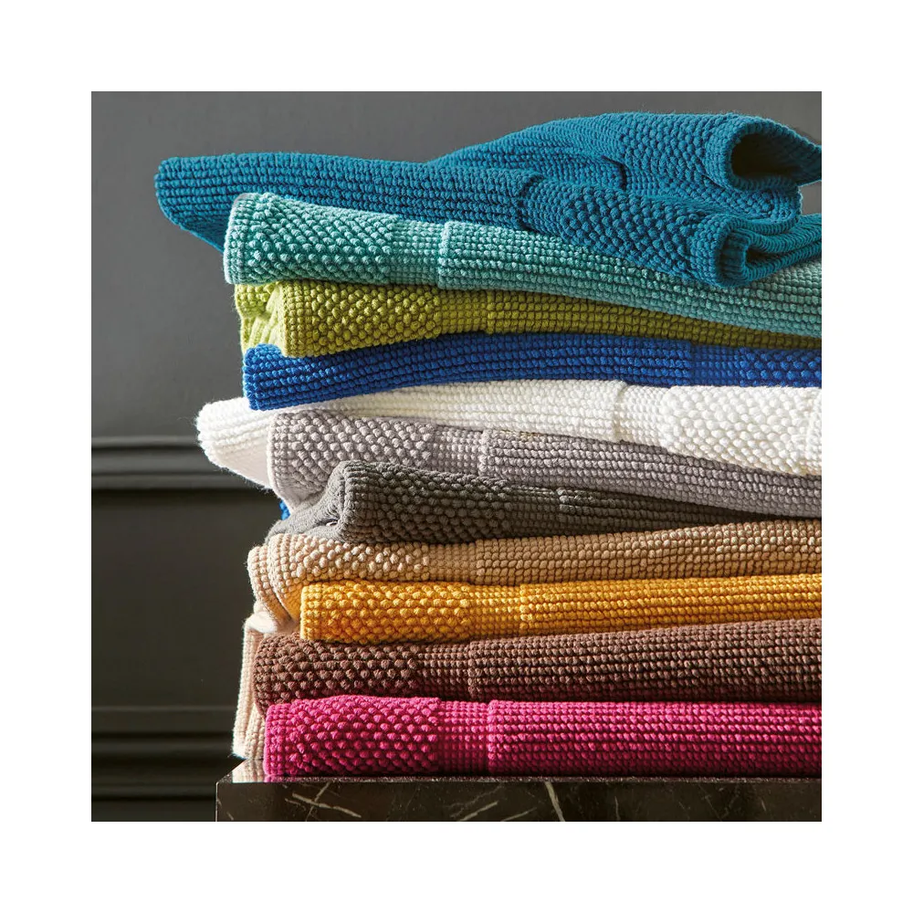 Tapis de bain Comores Blanc des Vosges - 13 coloris 2 tailles