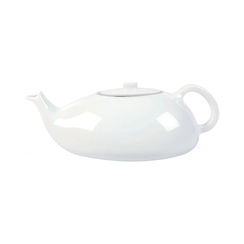 Théière Epure platine Deshoulières 75cl porcelaine
