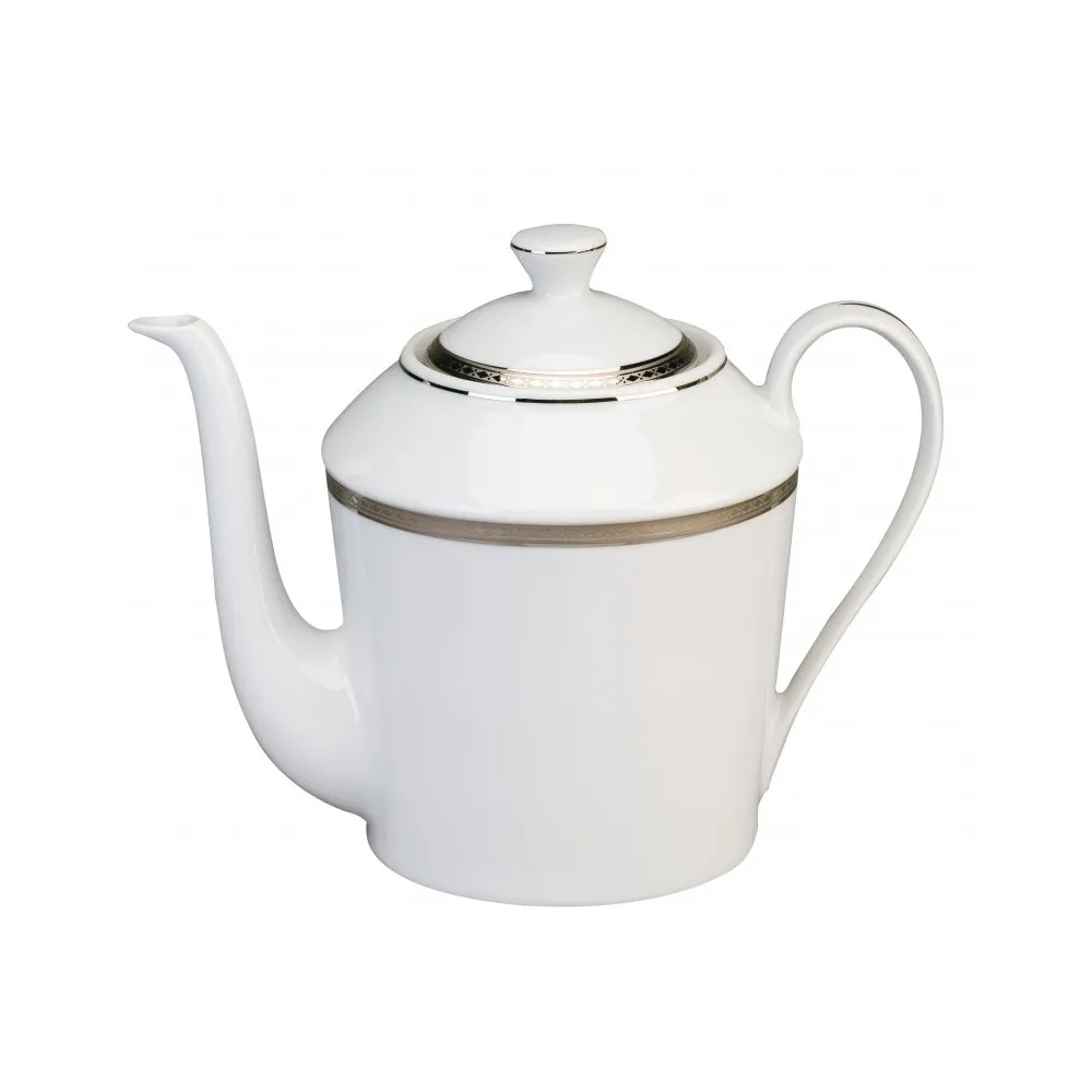 Théière Versailles platine Deshoulières 115cl porcelaine