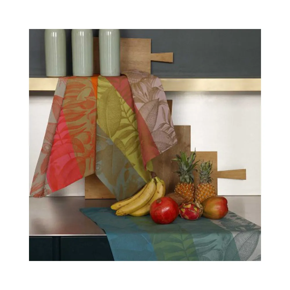 Torchon Fruits Exotiques Le Jacquard Français en coton - 3 coloris