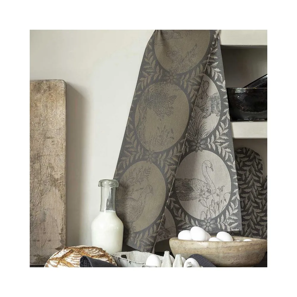 Torchon Joséphine Le Jacquard Français en coton - 2 coloris