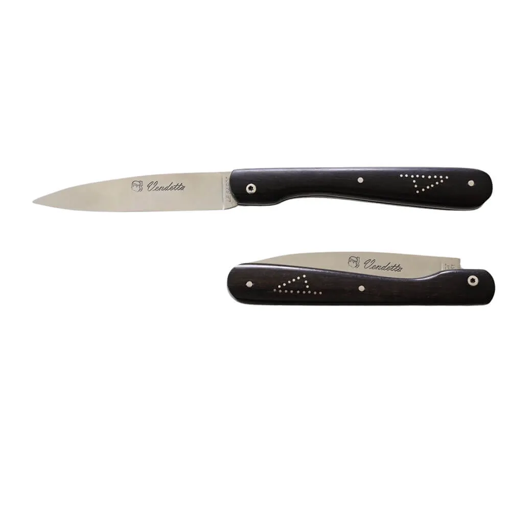 Couteau pliant "Vendetta Prestige" Manche en Ebène - Au Sabot