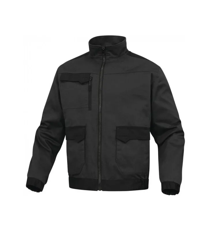 Veste de travail Delta Plus® polycoton - Gris foncé / tailles aux choix