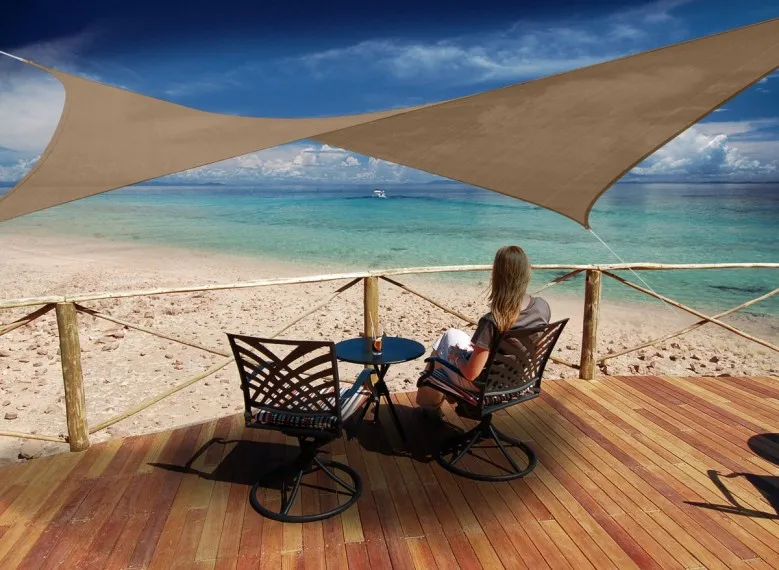 Voile d'ombrage rectangulaire Austral 4 x 3 m - Jardiline