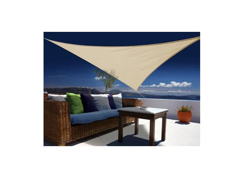 Voile d'ombrage triangulaire 3 x 3 x 3 m - Jardiline