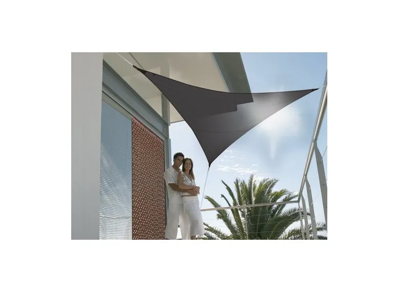 Voile d'ombrage triangulaire Serenity 3,60 x 3,60 x 3,60 m - Jardiline