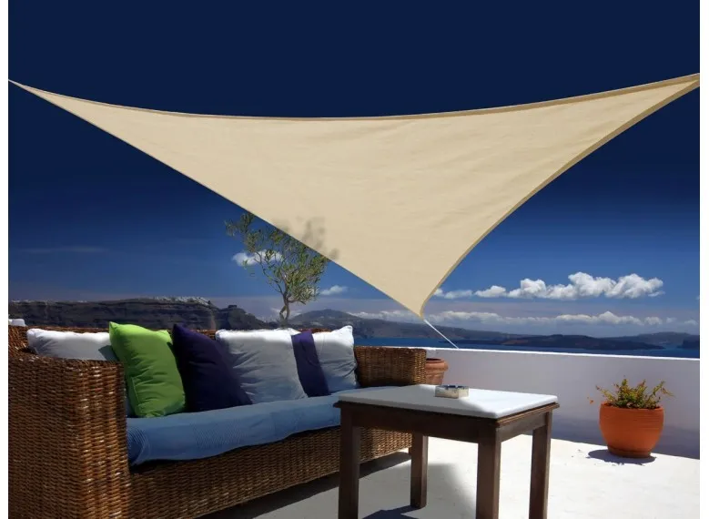 Voile d'ombrage triangulaire Austral 3,60 x 3,60 x 3,60 m - Jardiline
