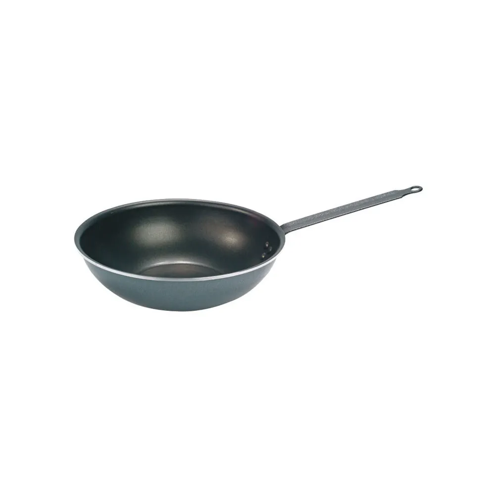 Wok antiadhérent MATFER Chef en aluminium 28cm