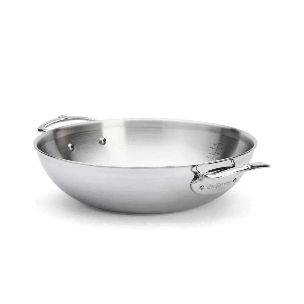 Wok bombé DE BUYER Affinity en inox 32cm