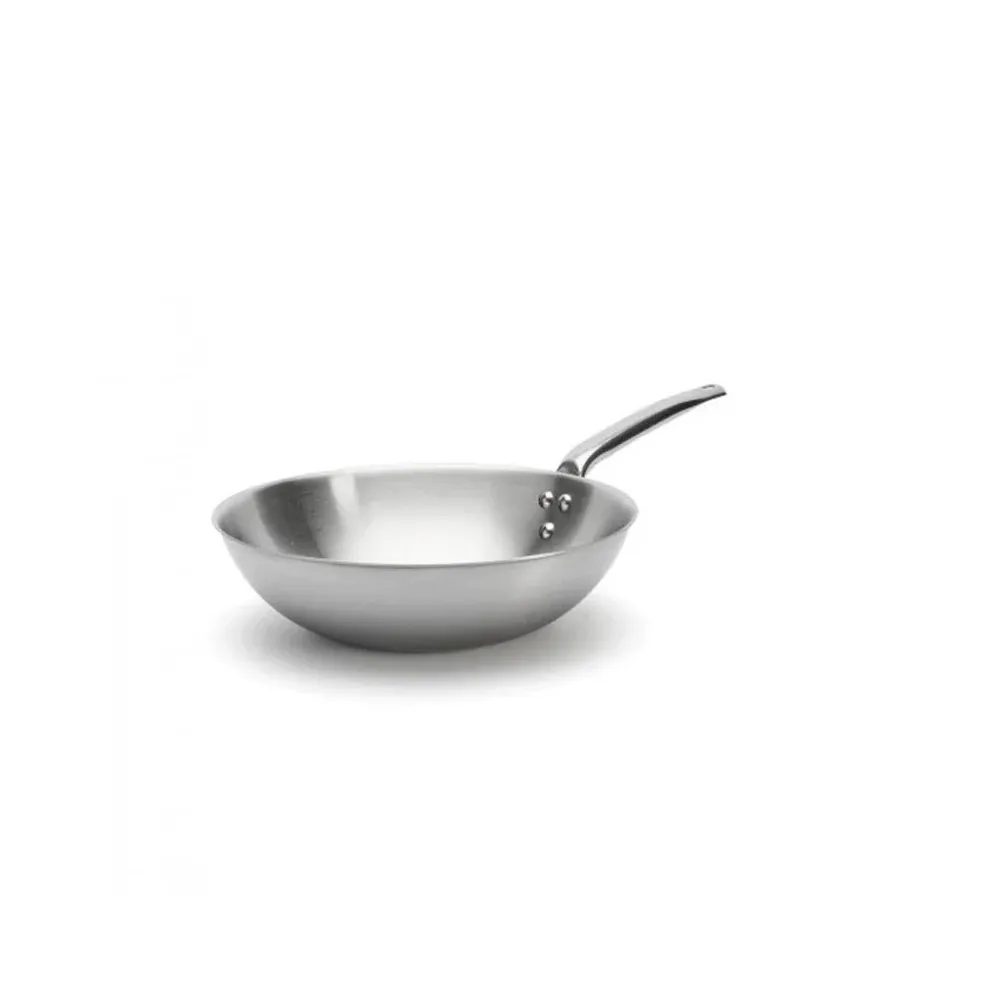 Wok DE BUYER Alchimy 28cm en inox