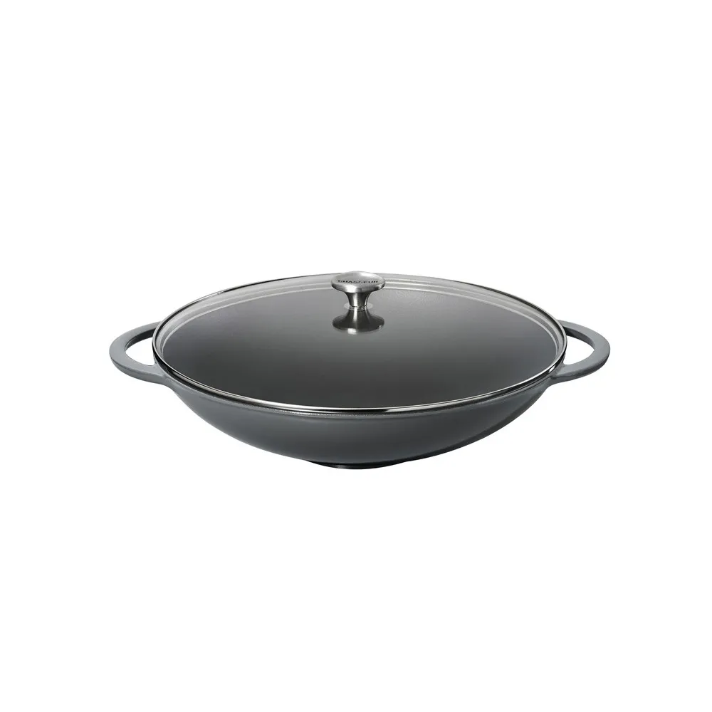 Wok en fonte CHASSEUR 37cm - 3 coloris