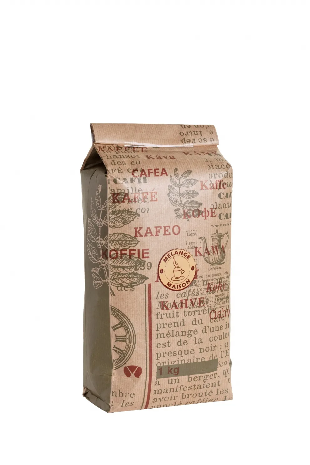 Café Mélange maison mélange équilibré:Guatemala/Kenya/Moka Sidamo/Brésil-1Kg