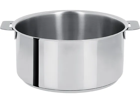 Casserole 18 cm Inox Mutine Amovible