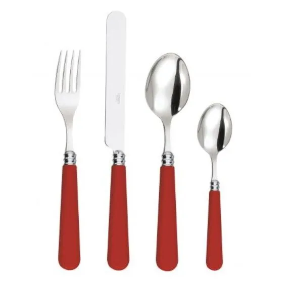 Coffret de 24 pièces Newbridge rouge vermillon