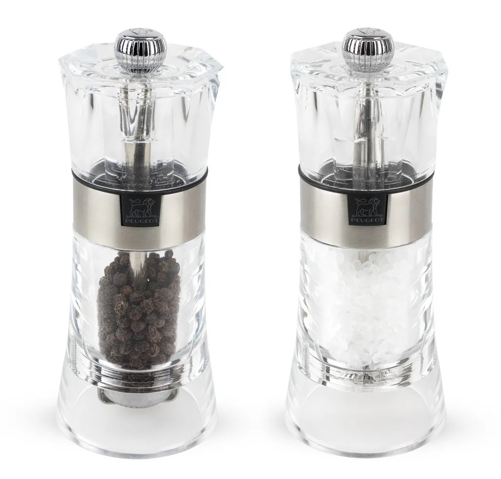 Ensemble Moulin à poivre et à sel Oslo Duo inox 14 cm