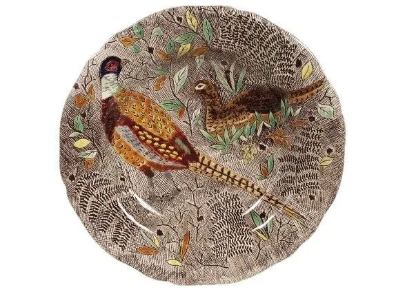 Assiette Creuse 26.3 cm Faisan RAMBOUILLET