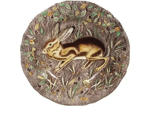 Assiette Creuse 26.3 cm Lièvre RAMBOUILLET