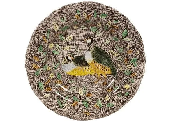 Assiette Creuse 26.3 cm Perdrix RAMBOUILLET