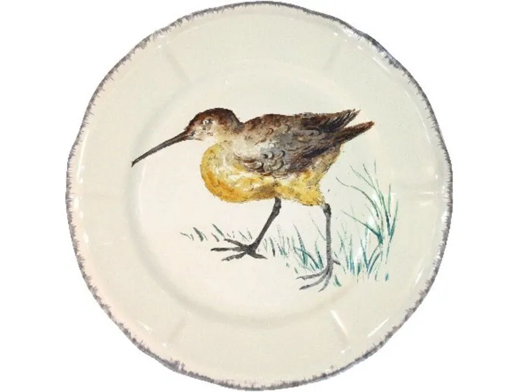 Assiette Plate 26.3 cm Bécasse GRANDS OISEAUX