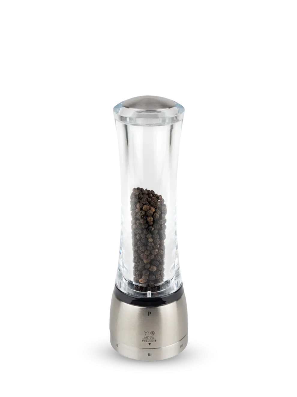 Moulin à Poivre Manuel 21 cm en Acrylique Transparent DAMAN