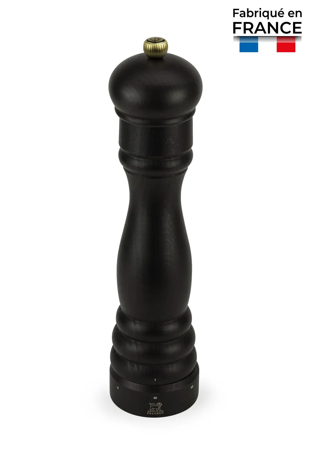 Moulin à Poivre Manuel 27 cm en Bois Chocolat AUBERGE