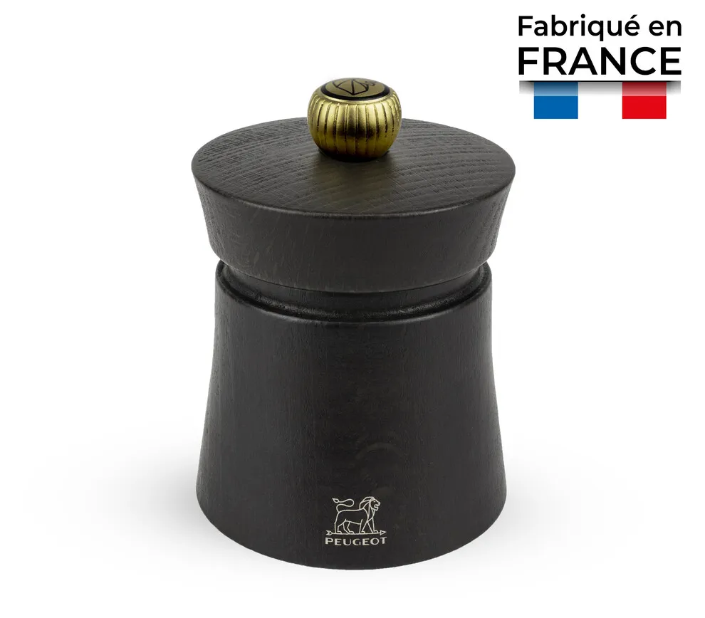 Moulin à Poivre Manuel Bali en bois de hêtre Chocolat 8 cm