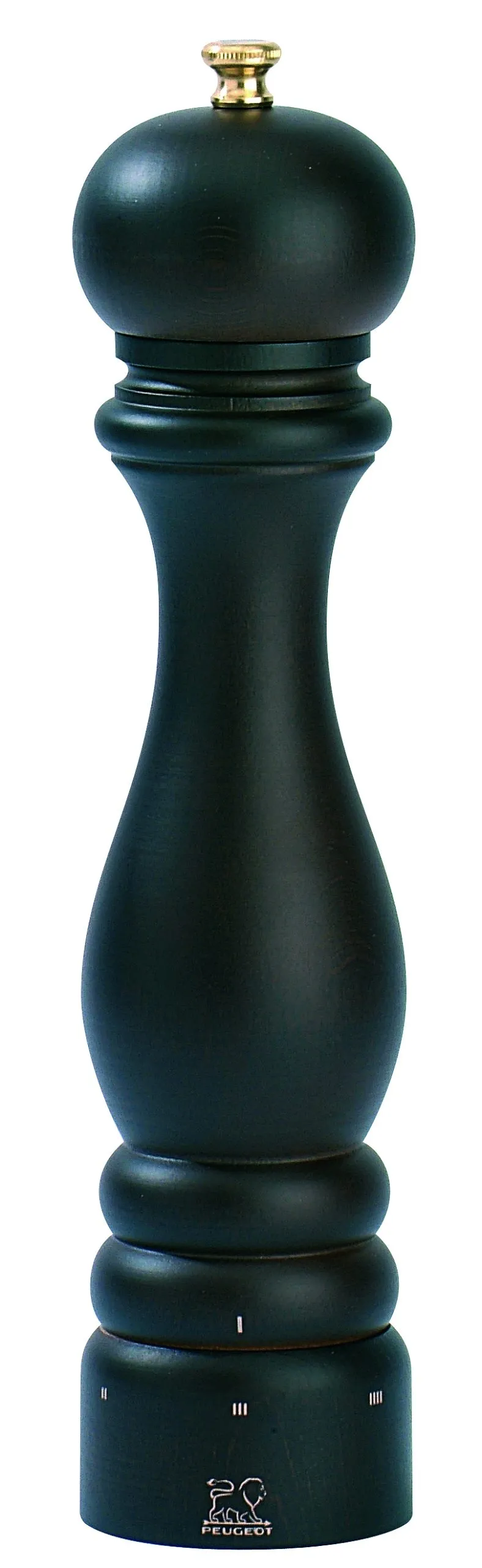 Moulin à Poivre Manuel 27 cm en Bois Chocolat PARIS U'SELECT