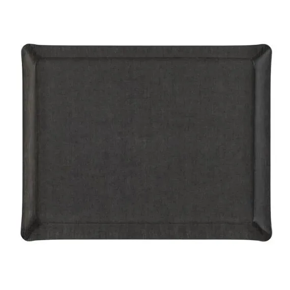 Plateau Acrylique 46 x 36 cm Lin Gris