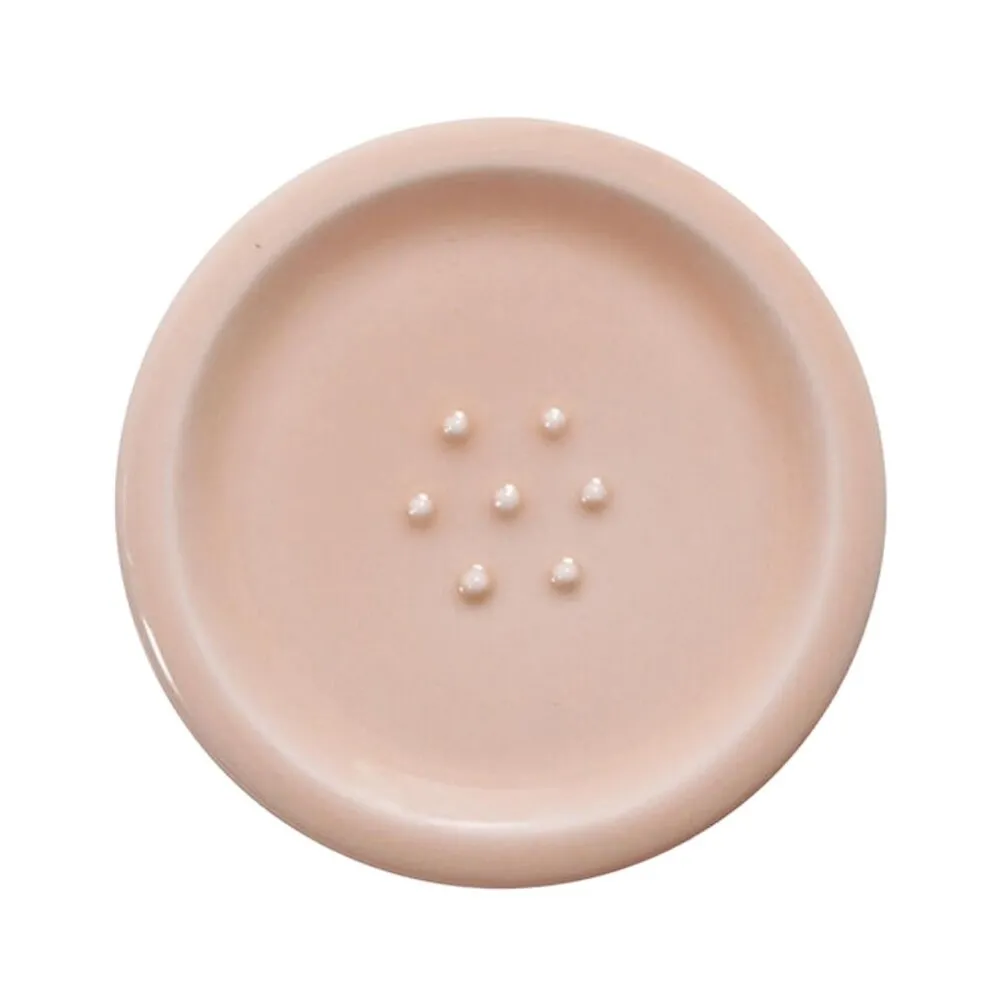 Porte savon Cantine Rose Buvard Ø 12 cm/ H 0,5cm