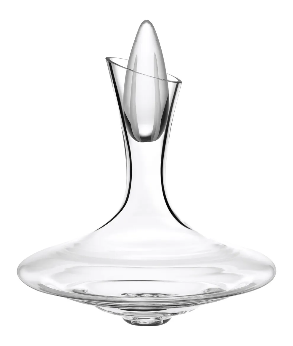 Set carafe & aérateur Variation 75 cl en verre soufflé bouche pour vins jeunes