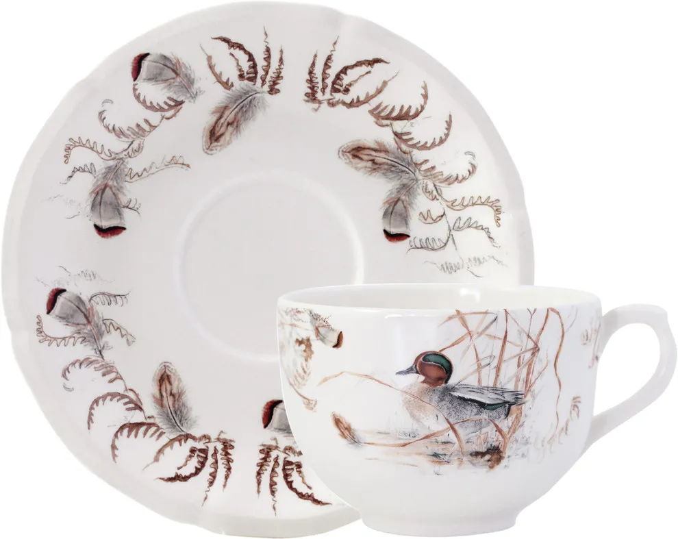 Tasse & soucoupe jumbo SOLOGNE