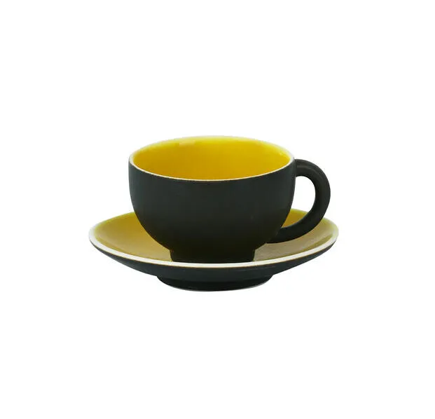 Tasse & Soucoupe Déjeuner TOURRON CITRON
