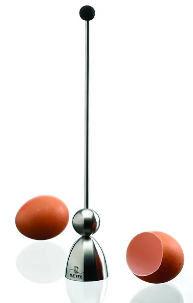 Le Toque œuf ! Toqueur à œuf inox Pro grand modèle 24cm