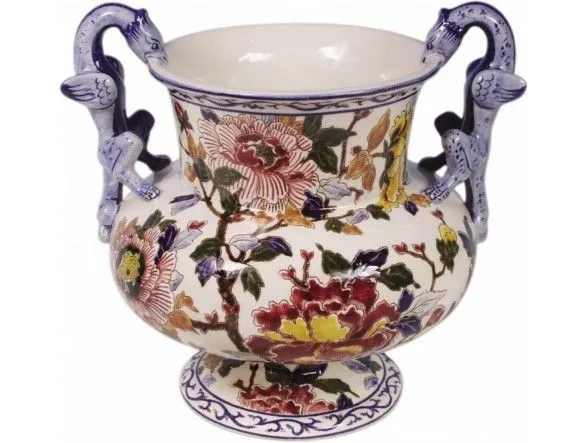 Vase Dragons PIVOINES