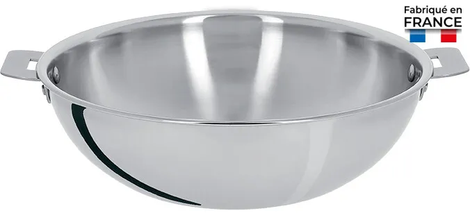 Wok 24 cm Inox Casteline Amovible